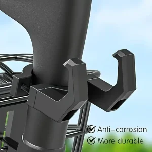 Heavy-Duty Scooter & Bike Rear Cargo Rack with Hook