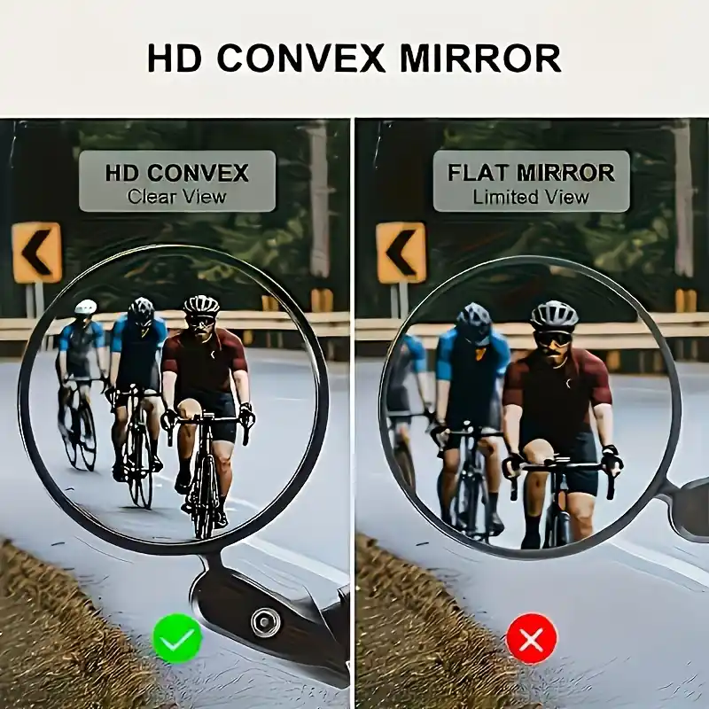 360° Adjustable Bike & Scooter Rearview Mirrors – 2 Pack - Image 6