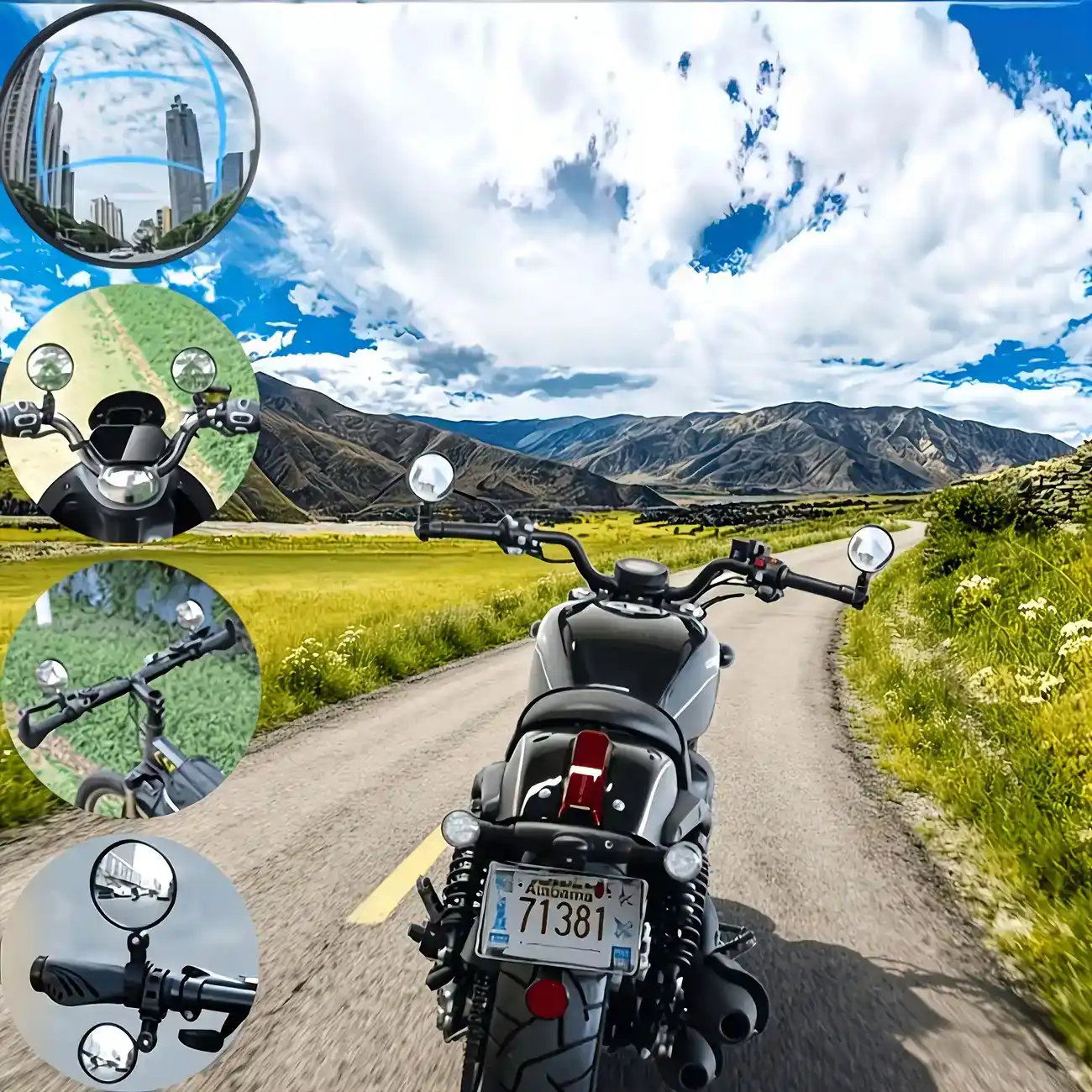 360° Adjustable Bike & Scooter Rearview Mirrors – 2 Pack - Image 9